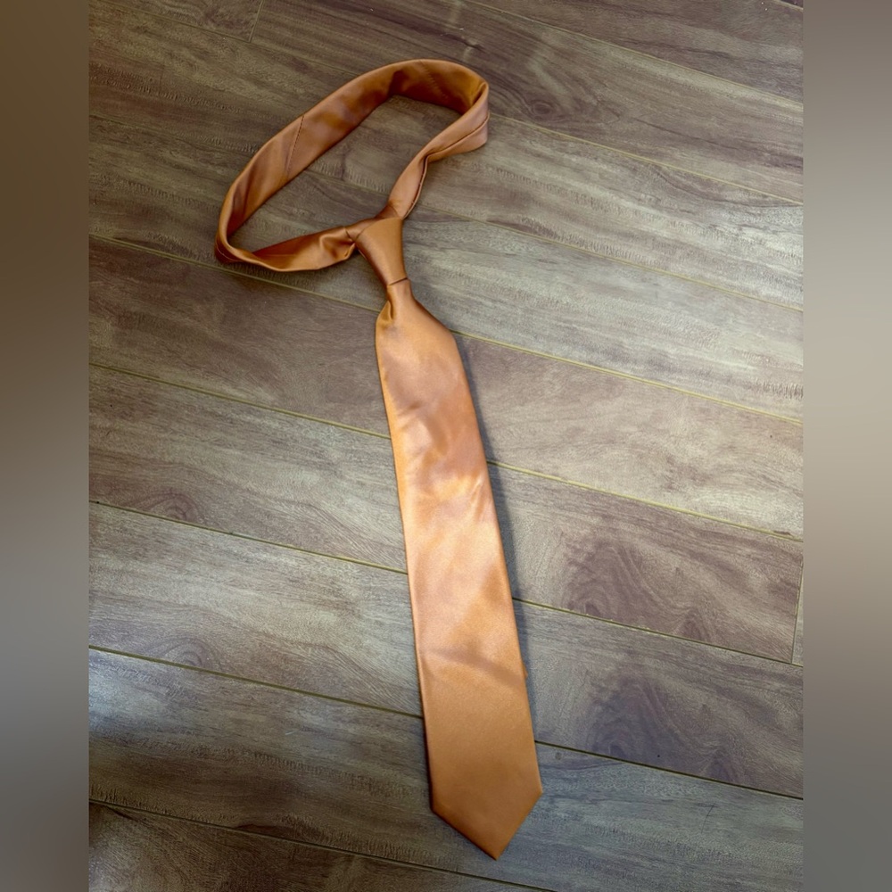 Elegant Orange Tie